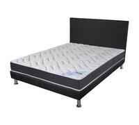 Matelas + Sommier + Tete SR9 Deco 160x200 Melior - H. 20 cm - Soutien ferme