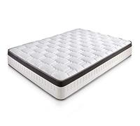 Matelas Supreme 140X190 à mémoire de forme | 27 cm Épaisseur | 4 cm de mousse à mémoire de forme de 65 kg/m3 | Foam AirSistem | Extrêmement durable | Certification ISO 9001®