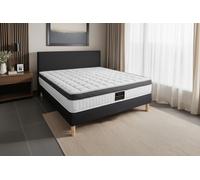Prestige Literie Matelas Supérieur Mémoire de forme 3 zones 180x200 cm 21 cm Confort ferme