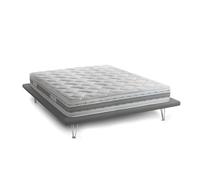 Talamo Italia - Matelas simple Sophie, matelas déhoussable en mousse à mémoire de forme et Waterfoam, 100% Made in Italy, anti-acariens et hypoallergénique, 80x190h21 cm