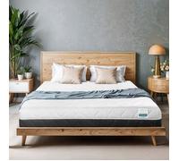 Matelas TANHK de circulation d'air frais 160x190 cm,Souple à mi-ferme,Hypoallergénique,Housse amovible,Fabriquée en Italie