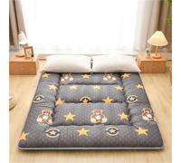 Matelas Tatami Japonais Pliable Épaisseur 10cm Remplissage 3 Couches De Coton Doux Respirant Tapis De Sol Portable Matelas Futon Enroulable Économie D’Espace Pour Dortoir Camping Chambre D’Invité