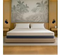Matelas - THE WHITE STONE - 180 x 200 cm - Mémoire de forme & Waterfoam - 22 cm - Déhoussable hypoallergénique