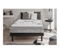 Matelas TOP-CARBONE 90x190 cm mousse à mémoire de forme Bio Memory®+ système HQ Aero Latex®+ effet régénérateur + technologie Actif