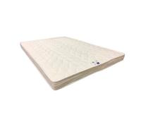Matelas Très Ferme + Alèse 140x190 x 15 cm - 5 zones de Confort - Ame Mousse Poli Lattex Haute Résilience - Hypoallergénique Blanc
