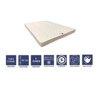Matelas très ferme pour canapé lit 180x200 x 15 cm - 5 zones de confort - ame poli lattex haute résilience - hypoallergénique G