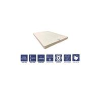 Matelas Très Ferme Pour Canapé Lit + Alèse 130x200 x 10 cm + Oreiller Visco - 5 zones de Confort - Noyau Poli Lattex HR Dernière Génération - Très