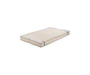Matelas Très Ferme Pour tous Clic Clac + Alèse 140x190 x 15 cm avec Mémoire de Forme sur Face Hiver - Découpe Assise 70 cm - 5 zones de Confort -