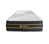Matelas ULTRA 90x210cm - 26cm - Mmoire de forme et micro ressorts ensachs - Moelleux - Matelas Blanc