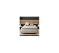 Matelas Visco-carbone 150x190 cm - Mousse HR - Soutien Blue Latex - Très Epais 30 cm, Mémoire de forme, 7 zones, Antistress - Réversible été, hiver