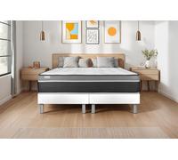 Matelas VITAL CARE 130 x 200 cm - 26cm - Ressorts ensachs et mmoire de forme - Moelleux - Matelas Blanc
