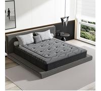 Matelas140 x 190 x 30 cm,DEWINNER,Mousse à mémoire de Forme,Ressorts individuels,Hauteur 30 cm,Absorbant