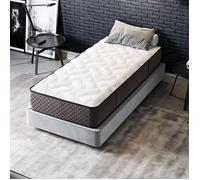 MatelasHOTEL CONFORT 90x190 cm| Hauteur 30cm | Mousse Haute Résilience |Hypoallergénique | Matelas Premium | Confort Ferme