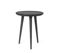 Mater Accent Table Basse Chêne Teinté Noir Entre Ø45