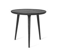 Mater Accent Table Basse Chêne Teinté Noir Grand Ø60
