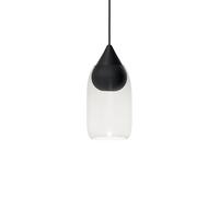 Mater Suspension Liuku Drop tilleul laqué noir transparent