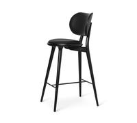 Mater The High Stool Tabouret de Bar M. Arrière en Chêne en Hêtre Noir 74 cm
