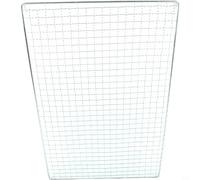 Matériau en fer avec revêtement galvanisé. Contenu : 1 grille de barbecue (40 x 25 cm)