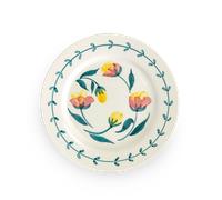 Mateus Assiette plate Flowers tulips Ø28 cm Blanc