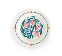 Mateus Assiette plate Flowers water lilies Ø28 cm Blanc