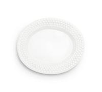 Mateus Plat ovale Bubbles 35 cm Blanc