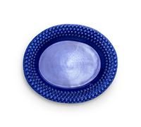 Mateus Plat ovale Bubbles 35 cm Bleu
