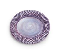 Mateus Plat ovale Bubbles 35 cm Violette