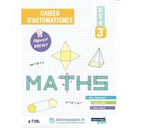 Mathématiques 3e 2026 - cahier d'automatismes - 18 enseignants contributeurs - Lelivrescolaire.fr - broché - Scolaire / Universitaire