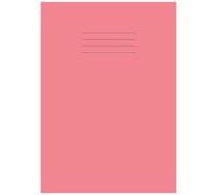 Maths Exercise Book: 5mm Squared Notebook A4,100 Pages, 90gsm Paper, For School, Office, Home - Pink