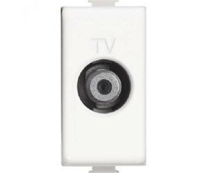 MATIX PRESA SATELLITARE COASSIALE TYPE F COULEUR BLANCHE AM5202F PREND LA POSITI