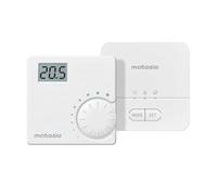 Matosio TH610RS Thermostat sans Fil avec Récepteur, Thermostat de chaudière, Thermostat d'ambiance numérique à Piles, Montage Mural, Blanc