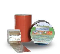 MATPRO Bande etanche autocollante Butyl à froid 10 m x 22.5 cm Rouge Tuile