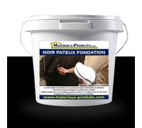 MATPRO, Noir Pateux Fondation 5Kg - Enduit Émulsion de Bitume pour Imperméabilisation, Isolation et Protection des Bétons, Souple et Résistant aux Chocs Thermiques, Fabriqué en France