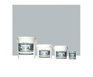 MATPRO - Peinture Laque Epoxy Sol & Mur - Sans Solvant, Auto-Lissant - pour Supports Intérieurs Horizontaux, Travaux Neufs/Réparation - Miroir Gris Clair - 1Kg