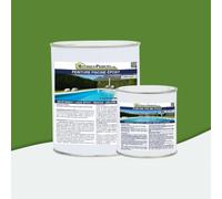 MATPRO - Peinture Piscine Epoxy - Sans Solvant - Très Haute Adhérence sur Béton, Ciment, Enduit - Application Travaux Neufs/Réparation - Vert Gazon - 2.5Kg