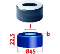 Matrice à trou oblong Metallkraft n° 45, 10,8 x 25,3 mm, 3889410,8X25,3