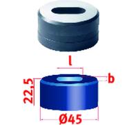 Matrice à trou oblong Metallkraft n° 45, 16,3 x 25,3 mm, 3889416,3X25,3