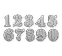 Matrice de découpe 1,9 x 0,8 cm - Small numbers Transparent G