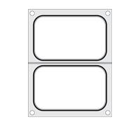 Matrice de scellage 2x récipients 178x113 mm