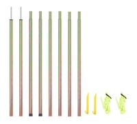 Mâts de parasol en acier galvanisé - vidaXL - 250 cm - Diamètre 22 mm - Longueur de corde 350 cm