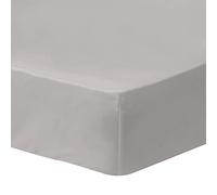 MATT & ROSE Drap Housse Coton LAVÉ uni 100% Coton | Coloris Lin | 160x200 cm bonnet 30 cm | Pour grand matelas 2 personnes | Coton lavé doux au toucher | Certification Oeko-Tex