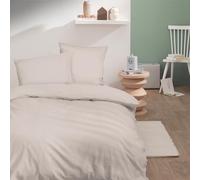 MATT & ROSE Housse de Couette 140x200 cm Unie Coton LAVÉ | 100% Coton Lavé | Couleur Lin | Oeko-TEX