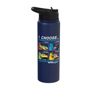 Mattel Hot Wheels Let's Race I Choose Different Car Type Stainless Steel Insulated Water Bottle