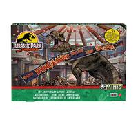 Mattel Jurassic World Calendrier De L’Avent Avec Mini Jouets Dinosaures, 30 Pièces À L’Échelle 2,9 Cm, À Collectionner, Jouet Enfant, A Partir De 4 Ans, HTK45