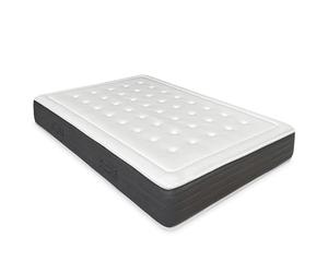 mattfy Matelas viscoélastique Alma, Ferme et Confortable, Anti-acariens, antibactérien et hypoallergénique, mémoire de Forme Mousse de polyuréthane, Blanc, 135x190
