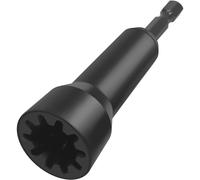 Matybobe Outil de Torsion de Fil, Outil Torsion Fil à Rotation Rapide, écrou, Prise Connecteur, Essoreuse Universelle, Mandrin 1/4 Po avec Perceus (Noir)