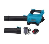 Matybobe Souffleur de Feuilles sans Fil, Souffleur Portatif, Balayeuse de Feuilles, 179MPH, 21V, 3000mAh, Moteur sans Balais à 6 Vitesses avec Chargeur Batterie pour, (Prise UE 220V)