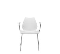 Maui Chaise avec Accoudoir Kartell zinc blanc - 8058967036800