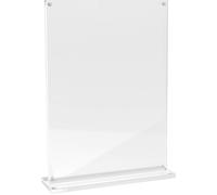 Maul 1948205 MAULvision Présentoir de table forme de T Utilisation pour format de papier: DIN A5 transparent 1 pc(s)