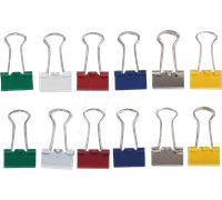 Maul Original Mauly Klemmer 13 mm, Pinces , largeur de serrage 4 mm, 2141399, boîte de 12 pieces, Couleurs assorties